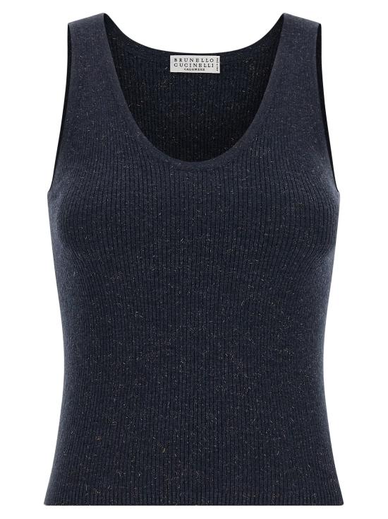  브루넬로 쿠치넬리 민소매 티셔츠 LDM9A822220C7186 CHARCOAL