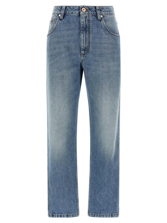  브루넬로 쿠치넬리 데님 팬츠 LDMA095P5847C9012 BLUE