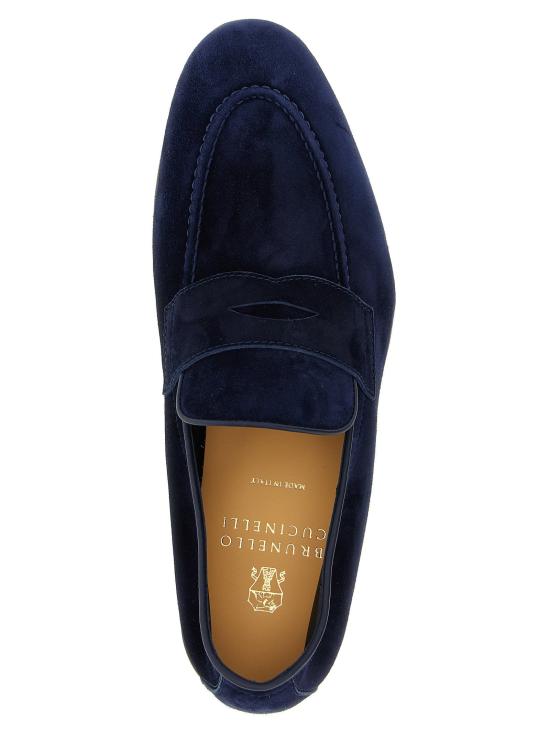  브루넬로 쿠치넬리 스니커즈 LDMZUCAHG730C8862 NAVY - BRUNELLO CUCINELLI