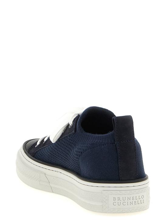  브루넬로 쿠치넬리 스니커즈 LDMZ35G2650C4224 NAVY - BRUNELLO CUCINELLI