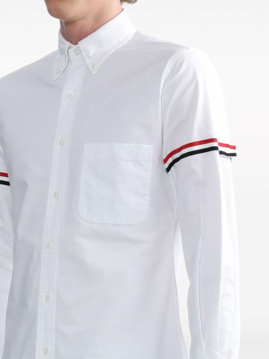  톰브라운 옥스포드 암밴드 클래식 셔츠 MWL150EF0313100 AI26 WHITE - THOM BROWNE