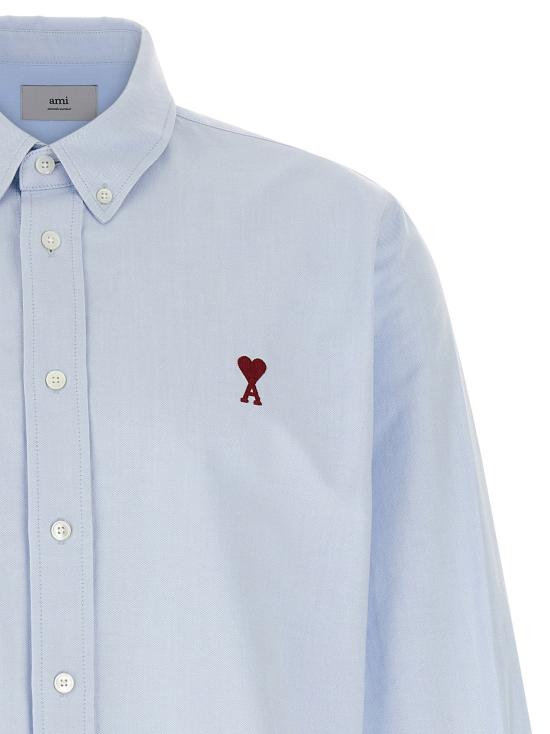  아미 셔츠 LDBFUSH063CO0031450 LIGHT BLUE - AMI