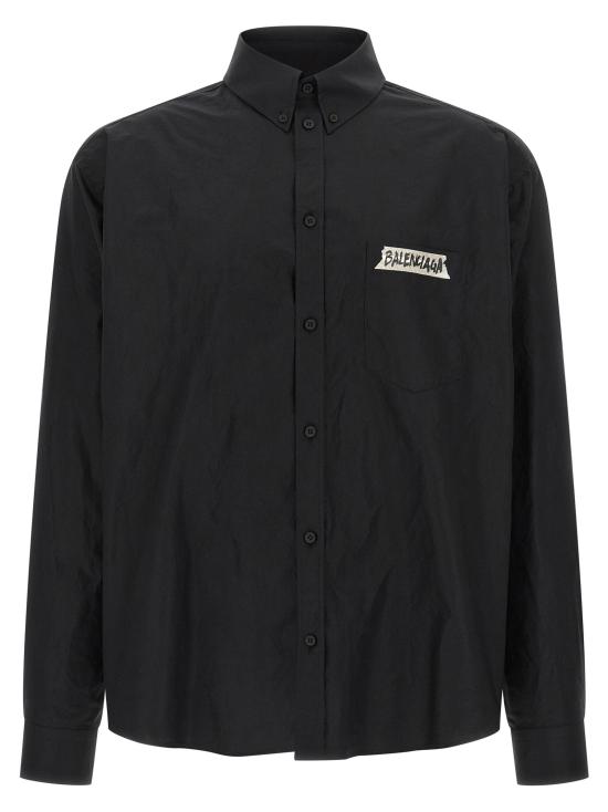  발렌시아가 셔츠 LD857809TRM281000 BLACK