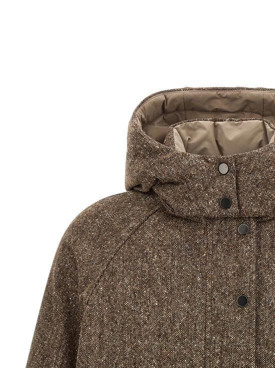  브루넬로 쿠치넬리 패딩 LDMD0023657C002 BROWN - BRUNELLO CUCINELLI