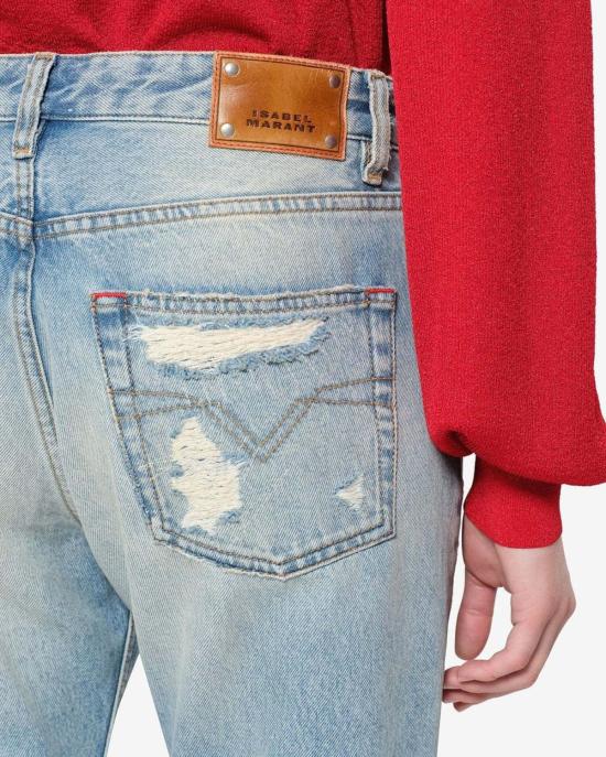 26FW 이자벨마랑 데님 팬츠 Isabel Marant Dayali Reg 청바지 빈티지 블루 - ISABEL MARANT