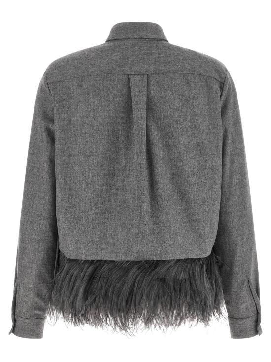  파비아나 필리피 셔츠 LDCAD226F312M4158131 GRAY - FABIANA FILIPPI