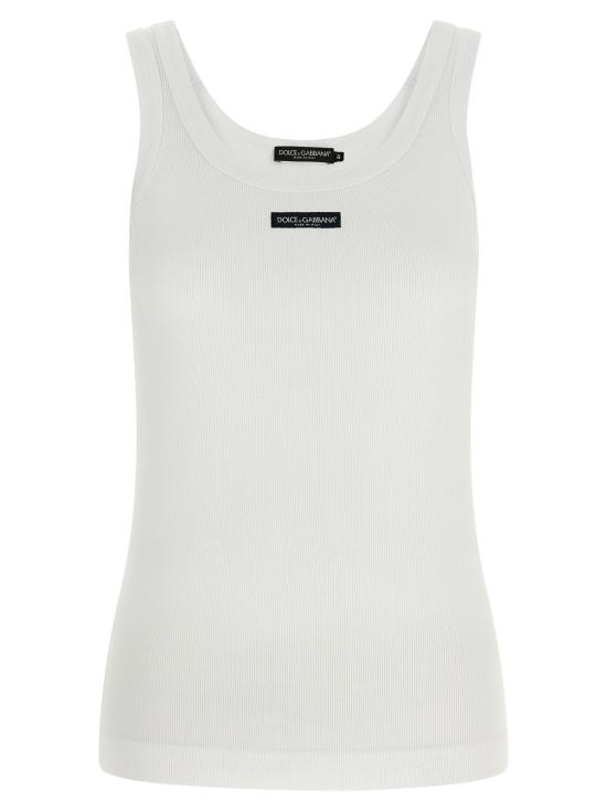  돌체앤가바나 민소매 티셔츠 LDF8W51TFU7AVW0800 WHITE