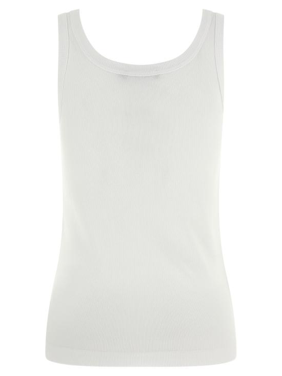 돌체앤가바나 민소매 티셔츠 LDF8W51TFU7AVW0800 WHITE - DOLCE & GABBANA