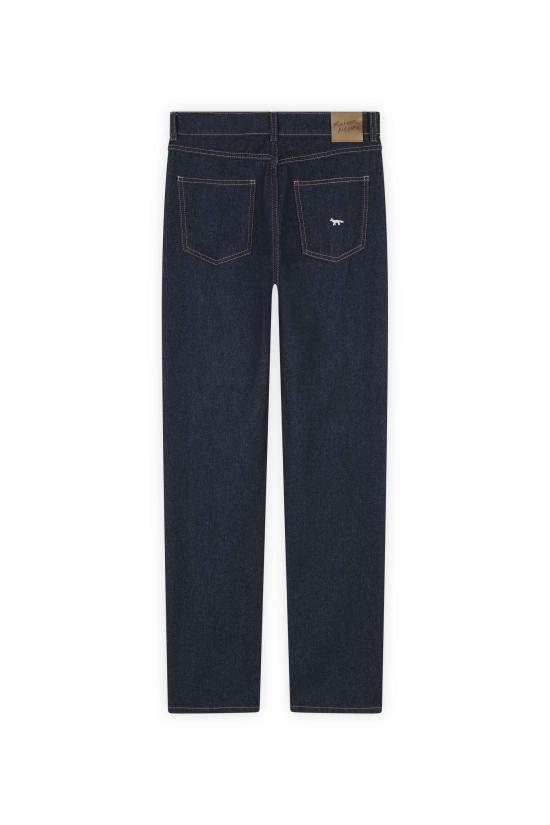  메종키츠네 데님 팬츠 LW01103WW0081WASHED INDIGO 32 BLUE - MAISON KITSUNE