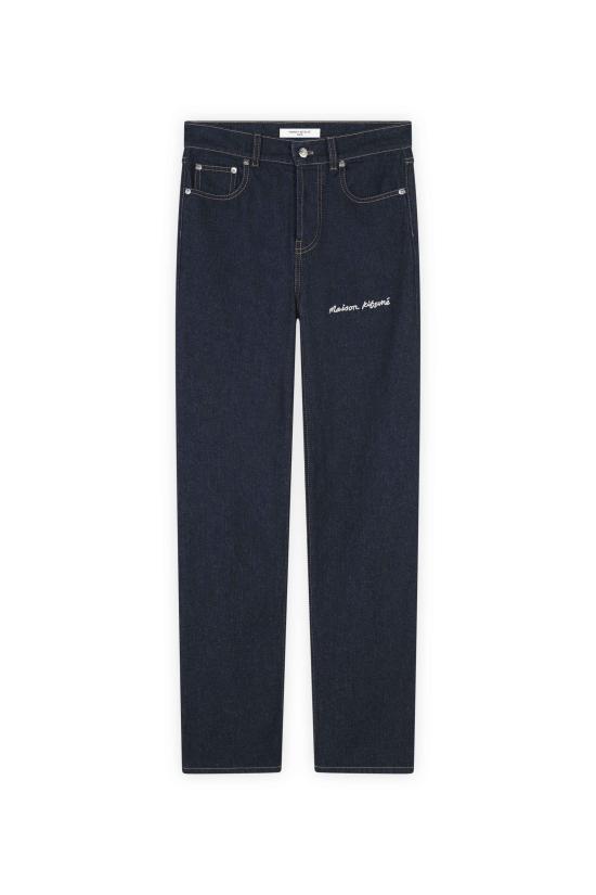  메종키츠네 데님 팬츠 LW01103WW0081WASHED INDIGO 32 BLUE