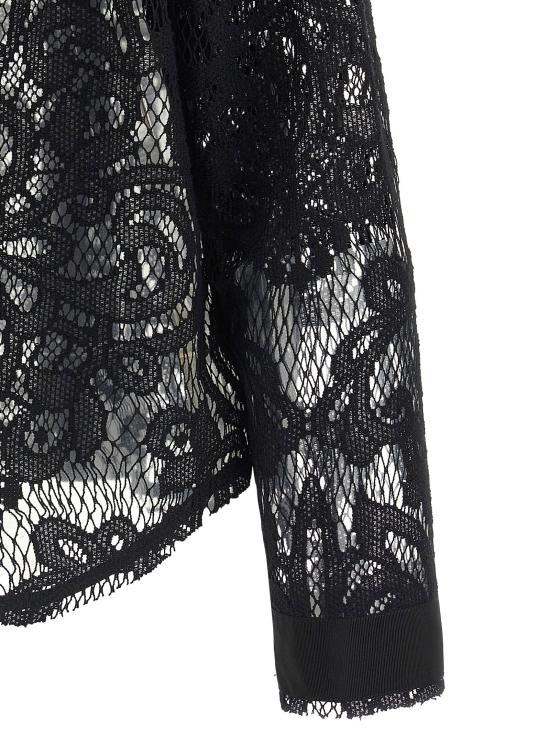  누드 블라우스 LD1103W2625609 BLACK - NUDE
