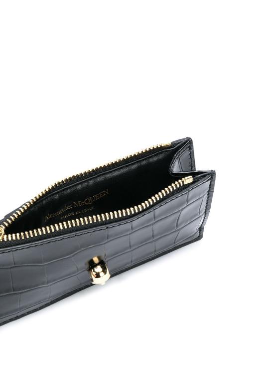  알렉산더 맥퀸 명함지갑 6320371JMFG1050 BLACK - ALEXANDER MCQUEEN