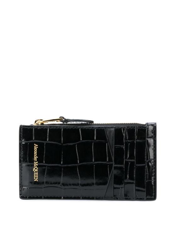  알렉산더 맥퀸 명함지갑 6320371JMFG1050 BLACK - ALEXANDER MCQUEEN