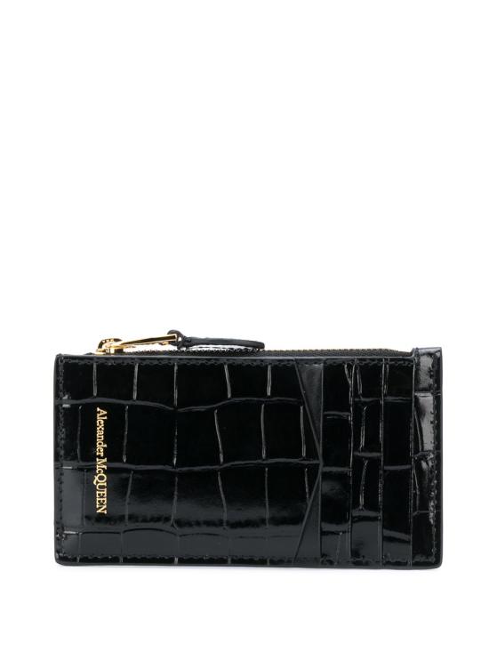  알렉산더 맥퀸 명함지갑 6320371JMFG1050 BLACK - ALEXANDER MCQUEEN