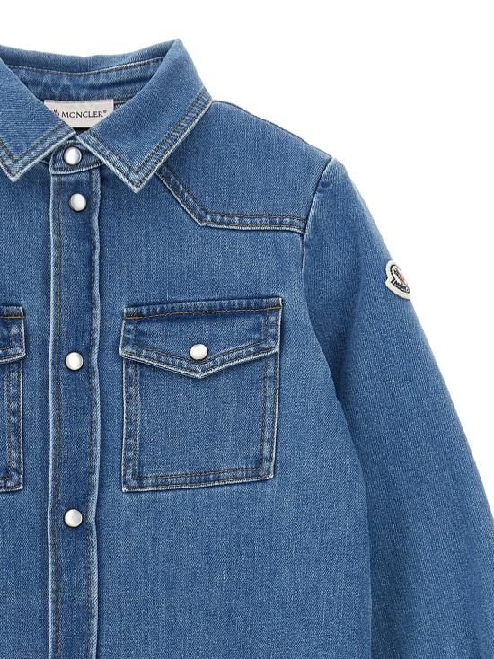  몽클레어 셔츠 LDL29542F00001598A1730 BLUE - MONCLER