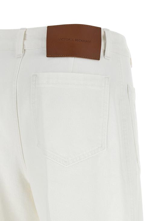  빅토리아 베컴 데님 팬츠 LD1226DJE007252LRWASHEDWHITE - VICTORIA BECKHAM