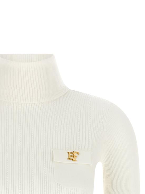  엘리자베타프랜치 스웨터 LDMK05B66E2360 CREAM - ELISABETTA FRANCHI