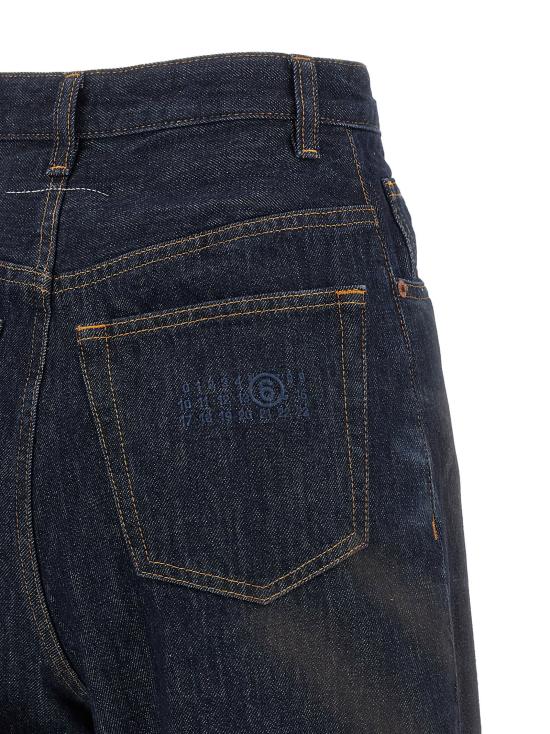 MM6 메종마르지엘라 데님 팬츠 LDS62LB0218M30055963 NAVY - MM6 MAISON MARGIELA