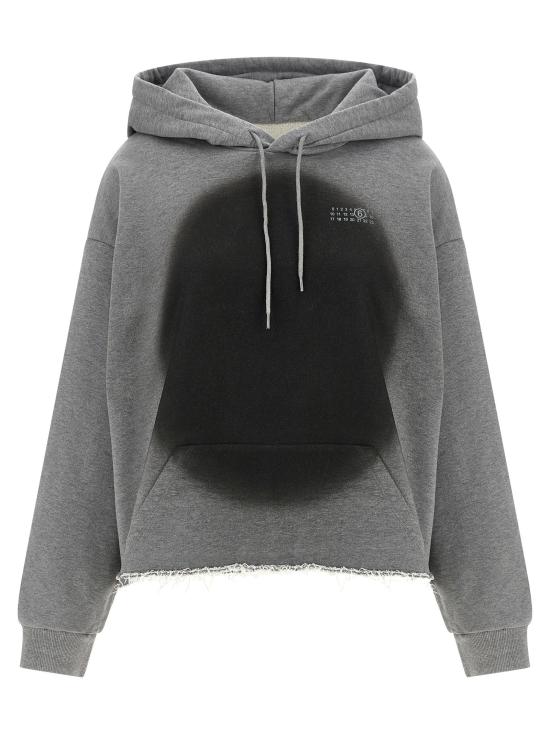  MM6 메종마르지엘라 후드 티셔츠 LDS52GU0252S25337853M GREY