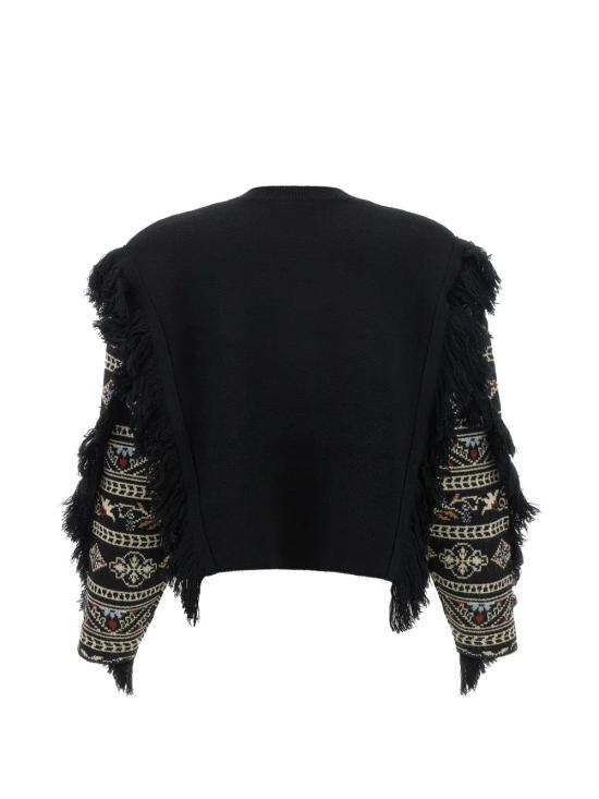 26FW 팜 리오 긴팔 티셔츠 362417L0002 Black - FARM RIO