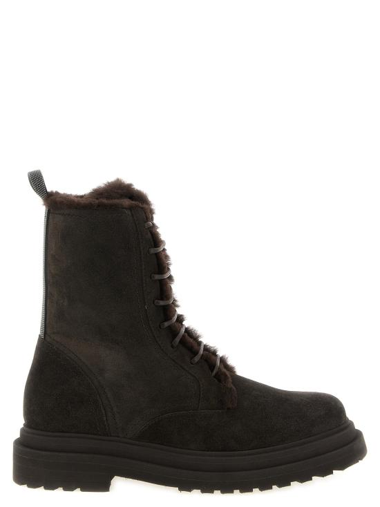  브루넬로 쿠치넬리 부츠 LDMZSFG3123C9795 BROWN