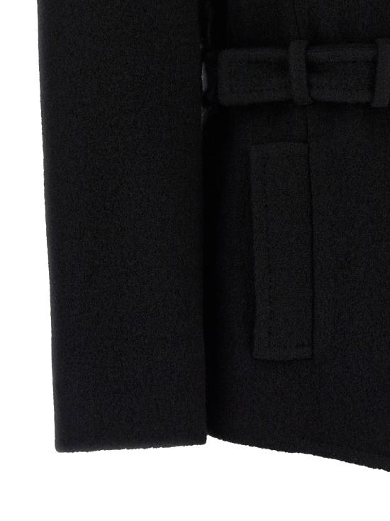  발망 코트 LDHF1UA215WC700PA BLACK - BALMAIN