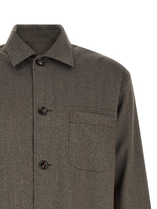  브리오니 셔츠 LDSCHT0LOEA712800 BROWN - BRIONI