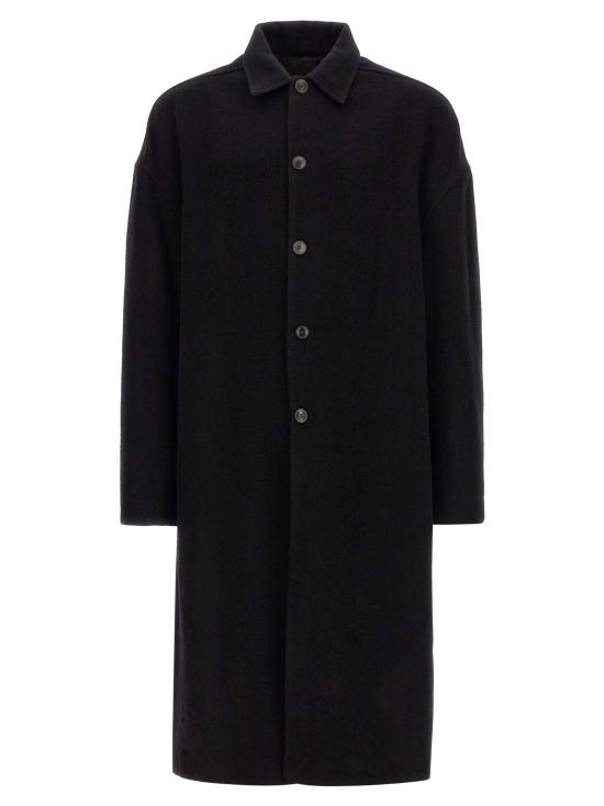  릭 오웬스 코트 LDRU02F4970WBD09 BLACK