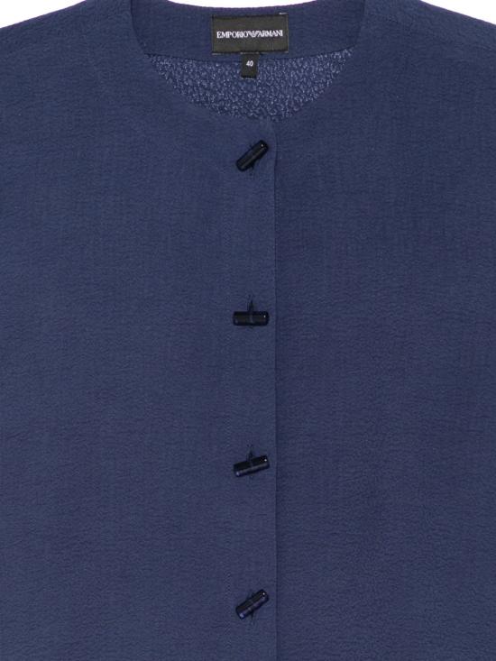  엠포리오 아르마니 블라우스 EW003104AF20287UB130 P26 NAVY - EMPORIO ARMANI