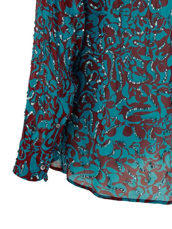  드리스 반 노튼 셔츠 LD2611307873006503 TEAL - DRIES VAN NOTEN
