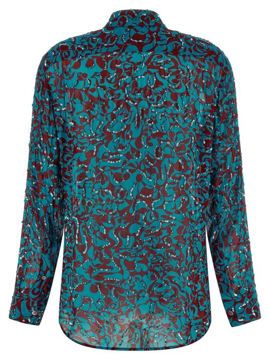  드리스 반 노튼 셔츠 LD2611307873006503 TEAL - DRIES VAN NOTEN
