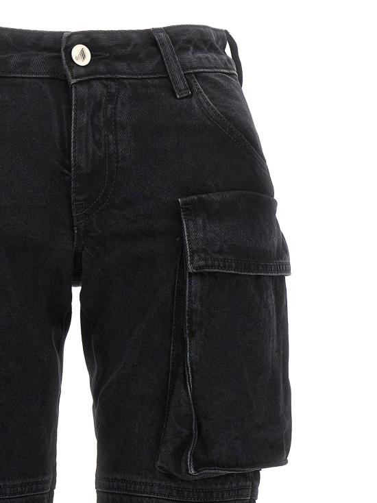  디 아티코 데님 팬츠 LD241WCP113D066100 BLACK - THE ATTICO