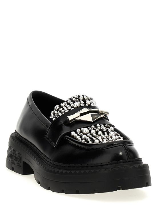  지미추 스니커즈 LDMARLOWDIAMONDFJWVBLACKCRYSTAL - JIMMY CHOO