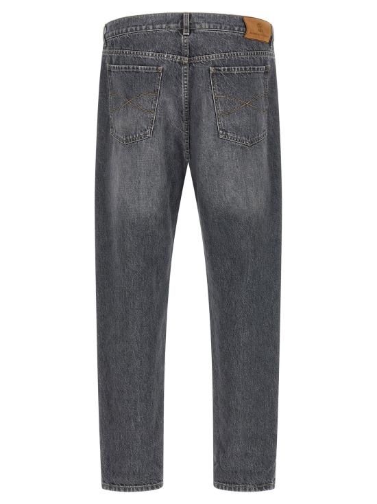  브루넬로 쿠치넬리 데님 팬츠 LDM229PO2090C1473 GREY - BRUNELLO CUCINELLI