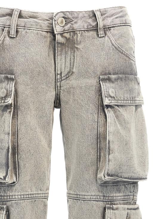  디 아티코 카고 팬츠 LD241WCP113D070307 GRAY - THE ATTICO