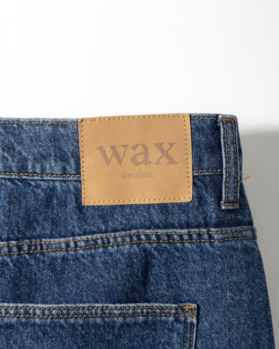  왁스 런던 데님 팬츠 AW25 DEN LOO BPV BUW 90s BLUE WASH 32 - WAX LONDON