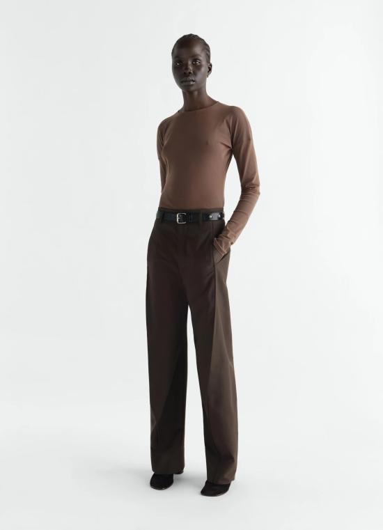  르메르 튜닉 FW26F100 TS0062LJ1070 BR423 Cacao S BROWN - LEMAIRE