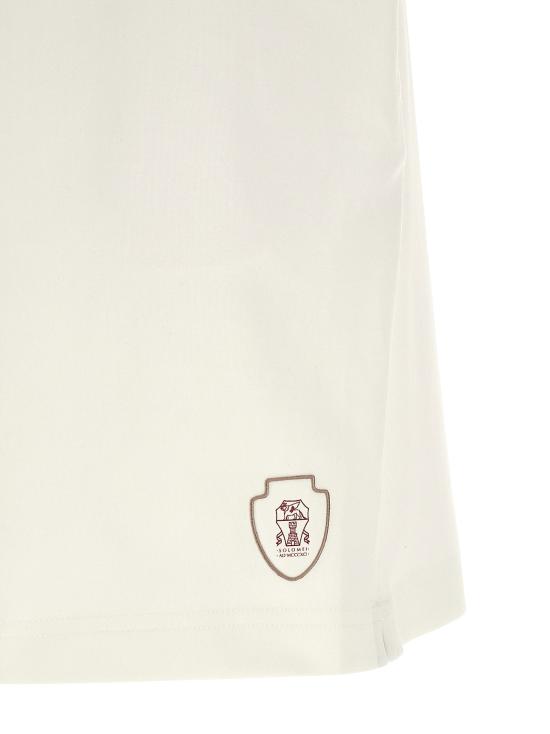  브루넬로 쿠치넬리 숏팬츠 LDML8243390TCTA36 CREAM - BRUNELLO CUCINELLI