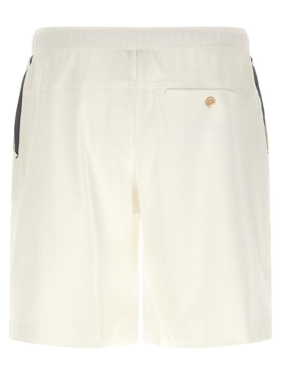  브루넬로 쿠치넬리 숏팬츠 LDML8243390TCTA36 CREAM - BRUNELLO CUCINELLI