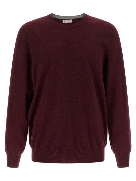  브루넬로 쿠치넬리 스웨터 LDM2200100CNU36 BURGUNDY