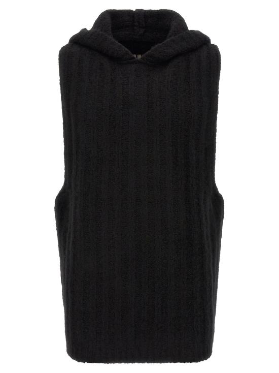  릭 오웬스 후드 티셔츠 LDRR02F4680RIBWSE09 BLACK