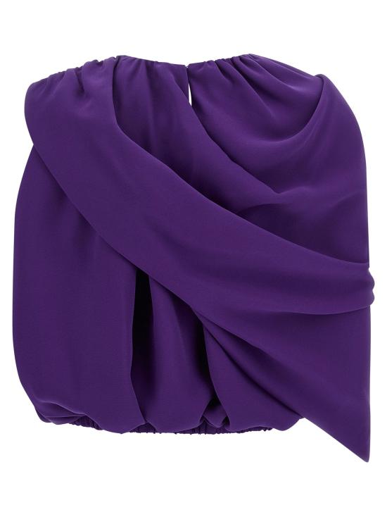  발렌시아가 블라우스 LDA002BXTUN145210 PURPLE - BALENCIAGA