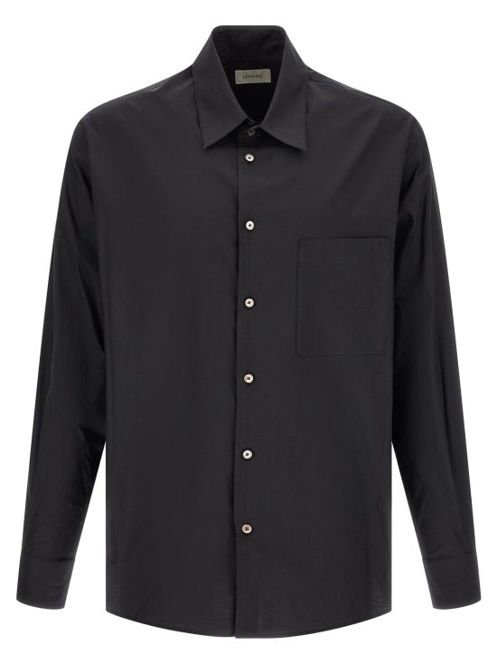  르메르 셔츠 LDSH1236LF1500BK998 BLACK