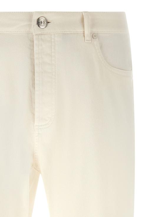  브루넬로 쿠치넬리 데님 팬츠 LDM277PX1290C7210 BEIGE - BRUNELLO CUCINELLI