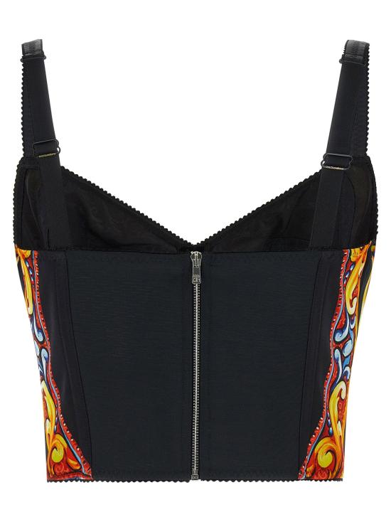  돌체앤가바나 민소매 티셔츠 LDF7BT4TGDDTAHH6CL BLACK - DOLCE & GABBANA