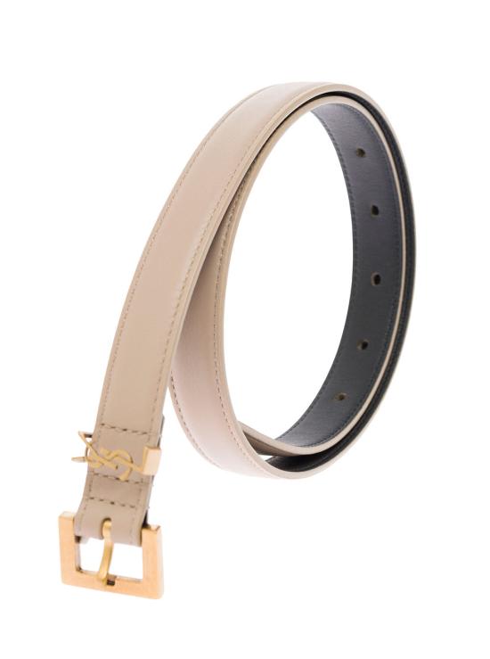  생로랑 카산드라 씬 스퀘어 버클 벨트 554465 - SAINT LAURENT