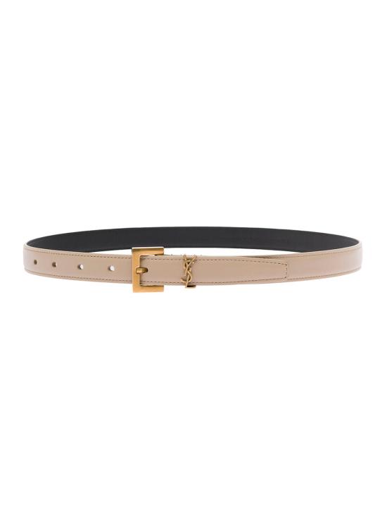  생로랑 카산드라 씬 스퀘어 버클 벨트 554465 - SAINT LAURENT