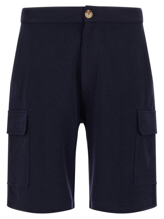  브루넬로 쿠치넬리 숏팬츠 LDMM8313222GC1265 NAVY
