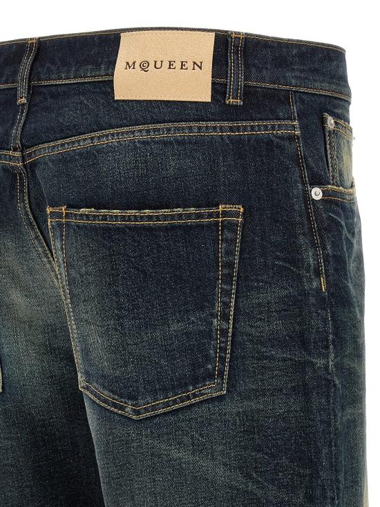  알렉산더 맥퀸 데님 팬츠 LD839142QYABR4211 BLUE - ALEXANDER MCQUEEN