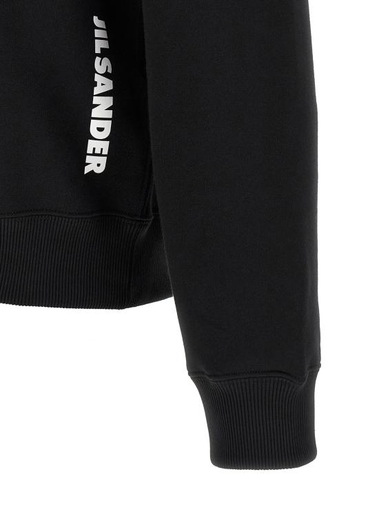  질샌더 후드 티셔츠 LDJ22GU0167J20128001 BLACK - JIL SANDER